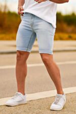 Men's casual denim shorts - Image 2