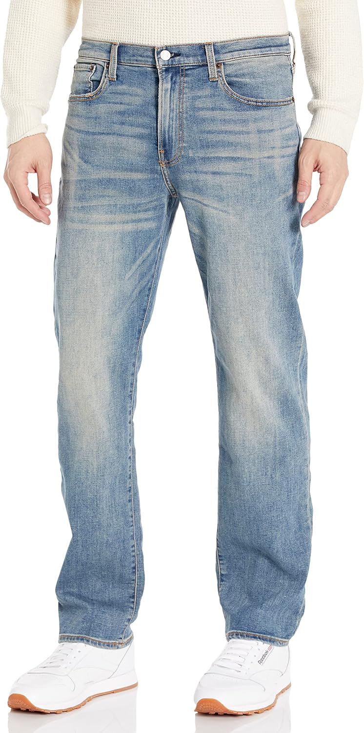 81PBCXuBSiL._AC_SL1500_.jpg Men's Classic Straight Leg Jeans - Image 1