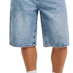 Men's Loose-Fit Vintage Denim Shorts